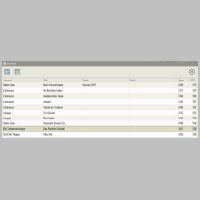 Merkliste zum Speichern von Tracks, für eine spätere Verwendung in Playlisten.